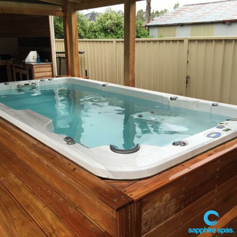 swim spa installation ideas